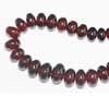 Natural Finest Brown Hessonite Garnet Smooth Roundel Beads Strand Length is 8 Inches & Sizes from 6mm to 13mm Approx.
